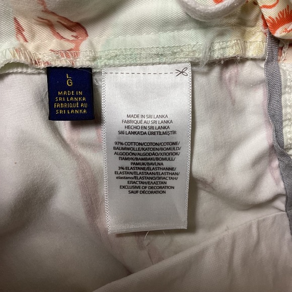 Polo Ralph Lauren Mens Shorts L White Tropical Island Surf Teddy Bear Hula Dance - Picture 5 of 15